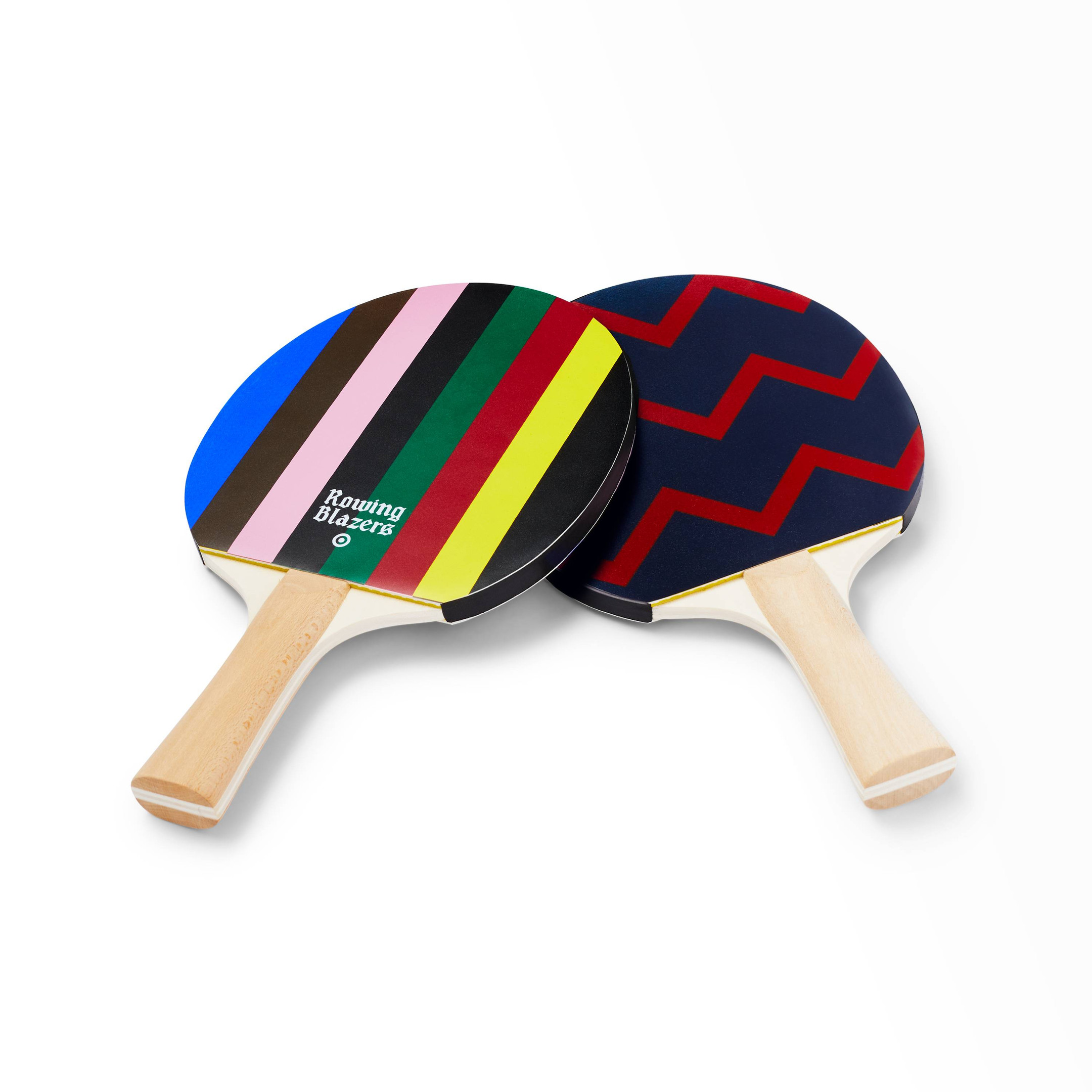 Croquet Stripe and Zig Zag Ping Pong Paddle Set - Rowing Blazers x Target