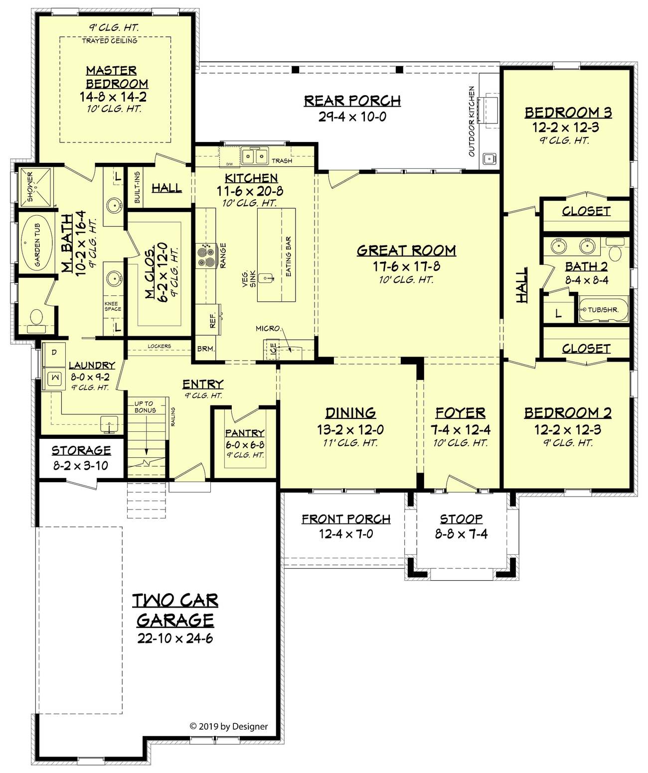 Abbey Lane Main Floor Plan