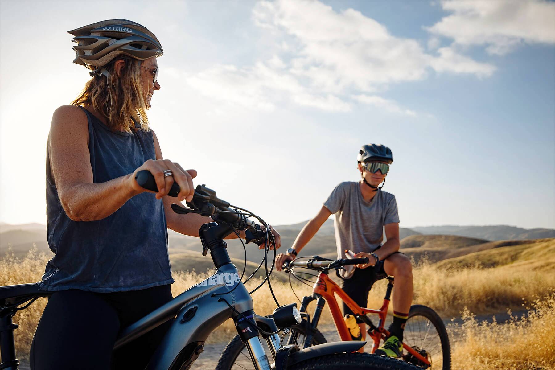 Family electric mountain bike trips