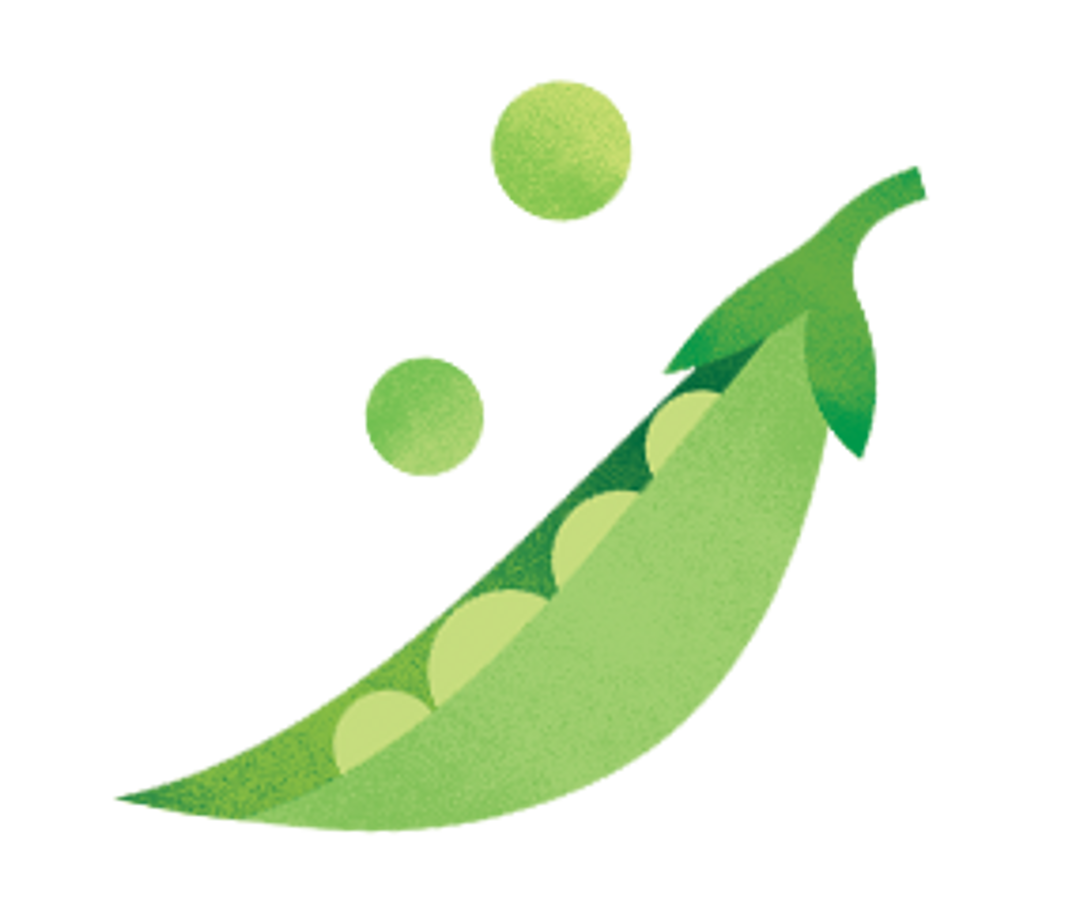 an illustration of peas