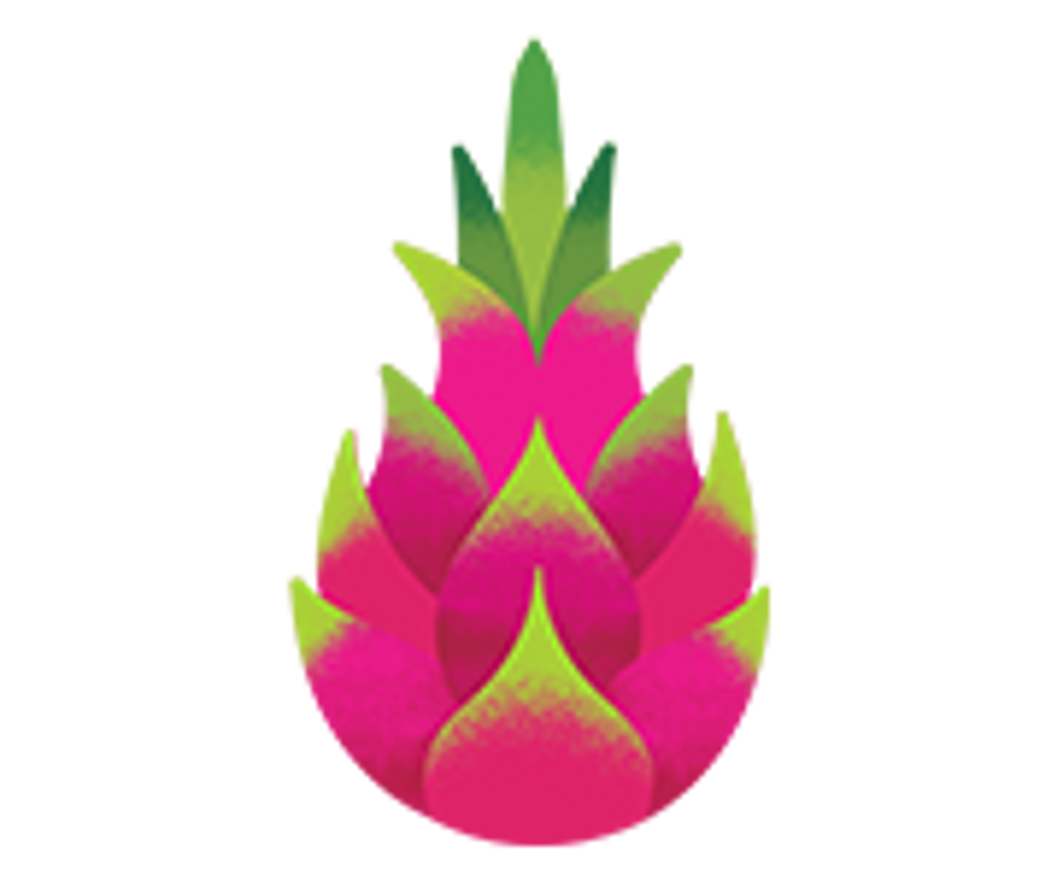 an illustration of a dragon fruit
