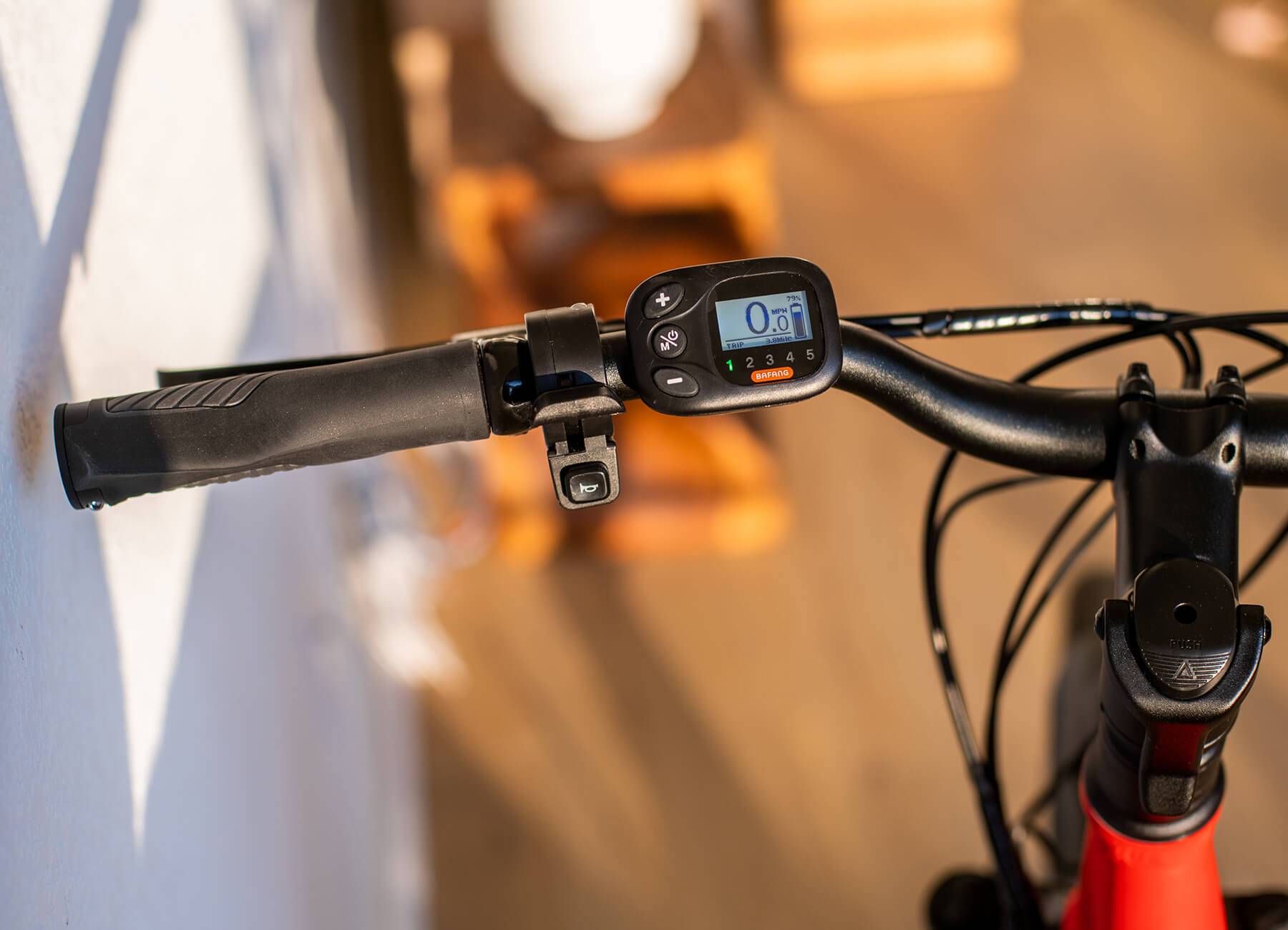 Electric bike with a throttle