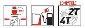 Instructions fuel stabilizer stabilisateur d'essence ipone