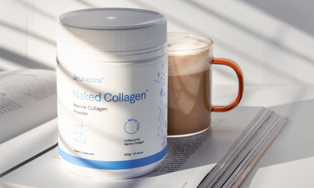 Naked Collagen™ Marine Collagen Powder Hair Skin Nails Jeuneora®