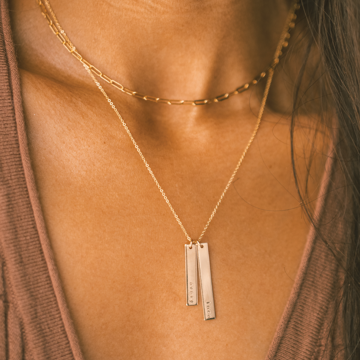 Things remembered bar necklace Clearance