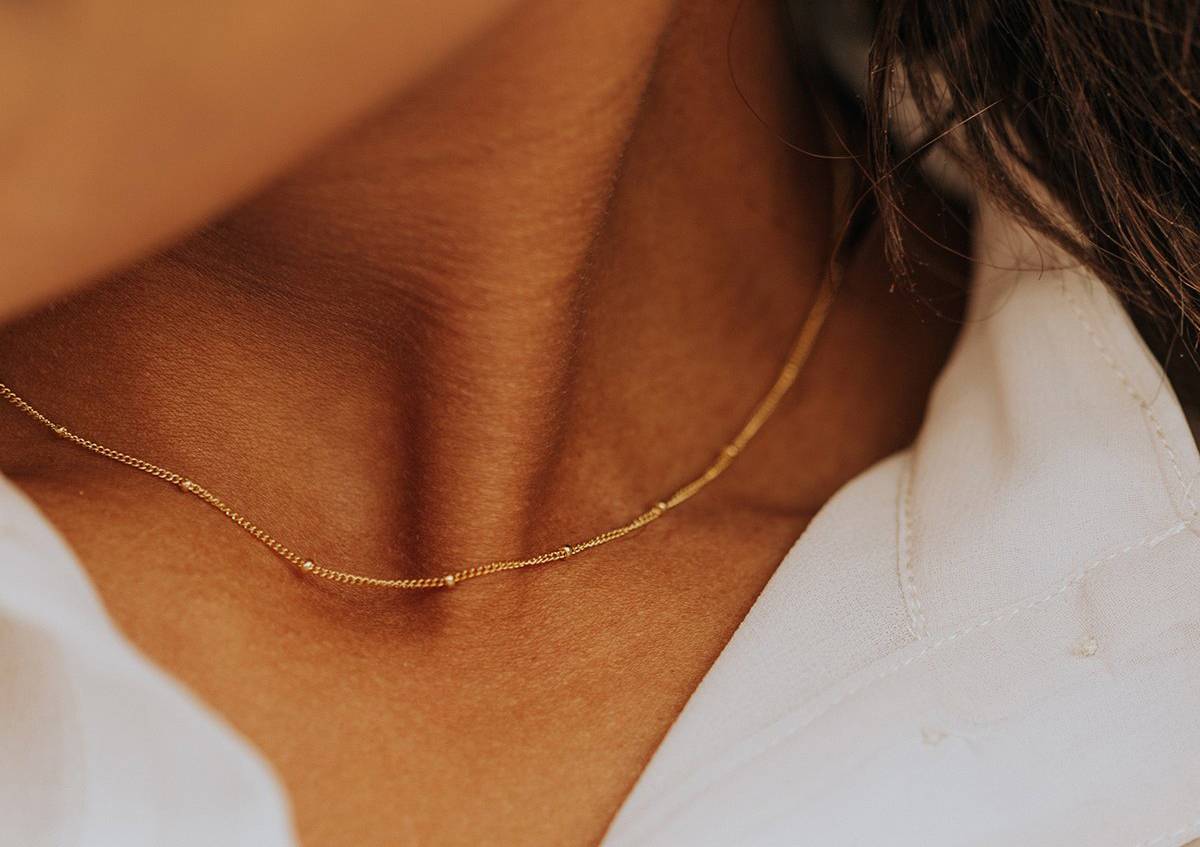 Made by mary satellite choker Clearance