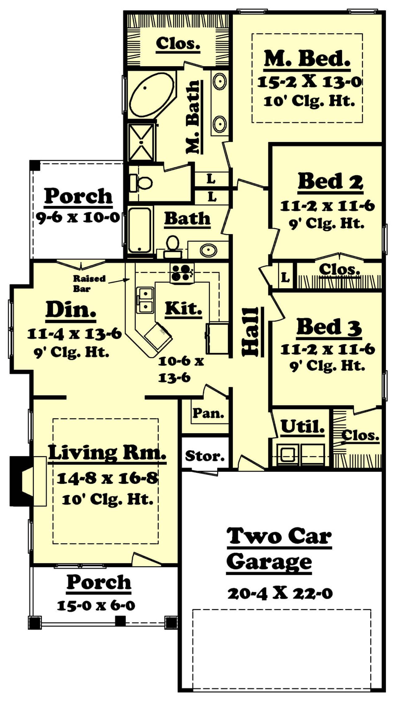 Canterbury House Plan House Plan Zone