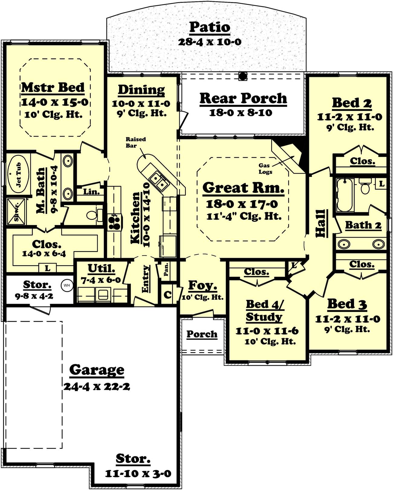 Landon House Plan House Plan Zone