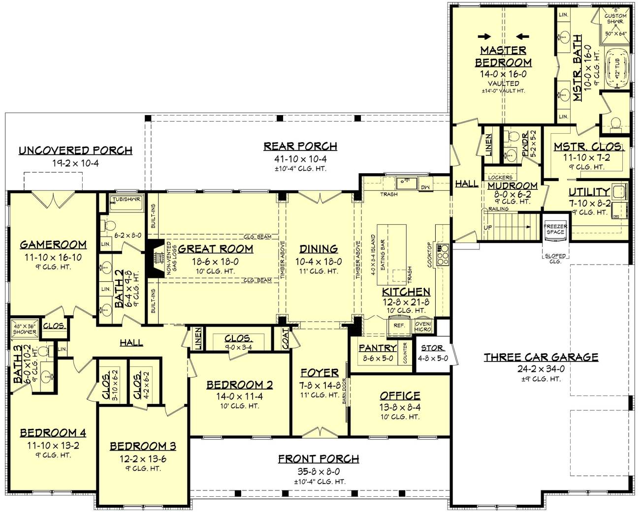 Hudson House Plan House Plan Zone