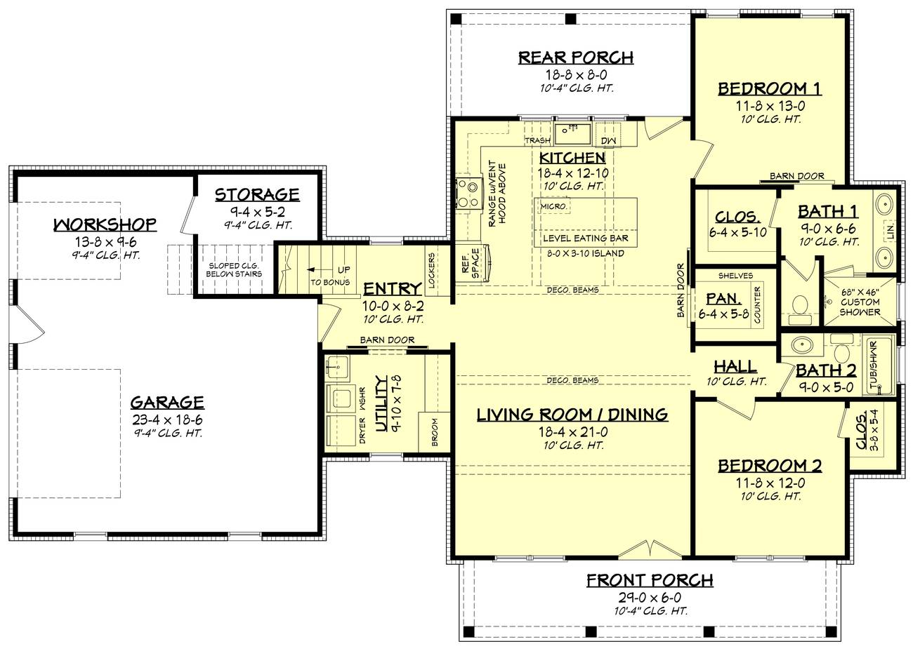 Charleston House Plans Traditional Style