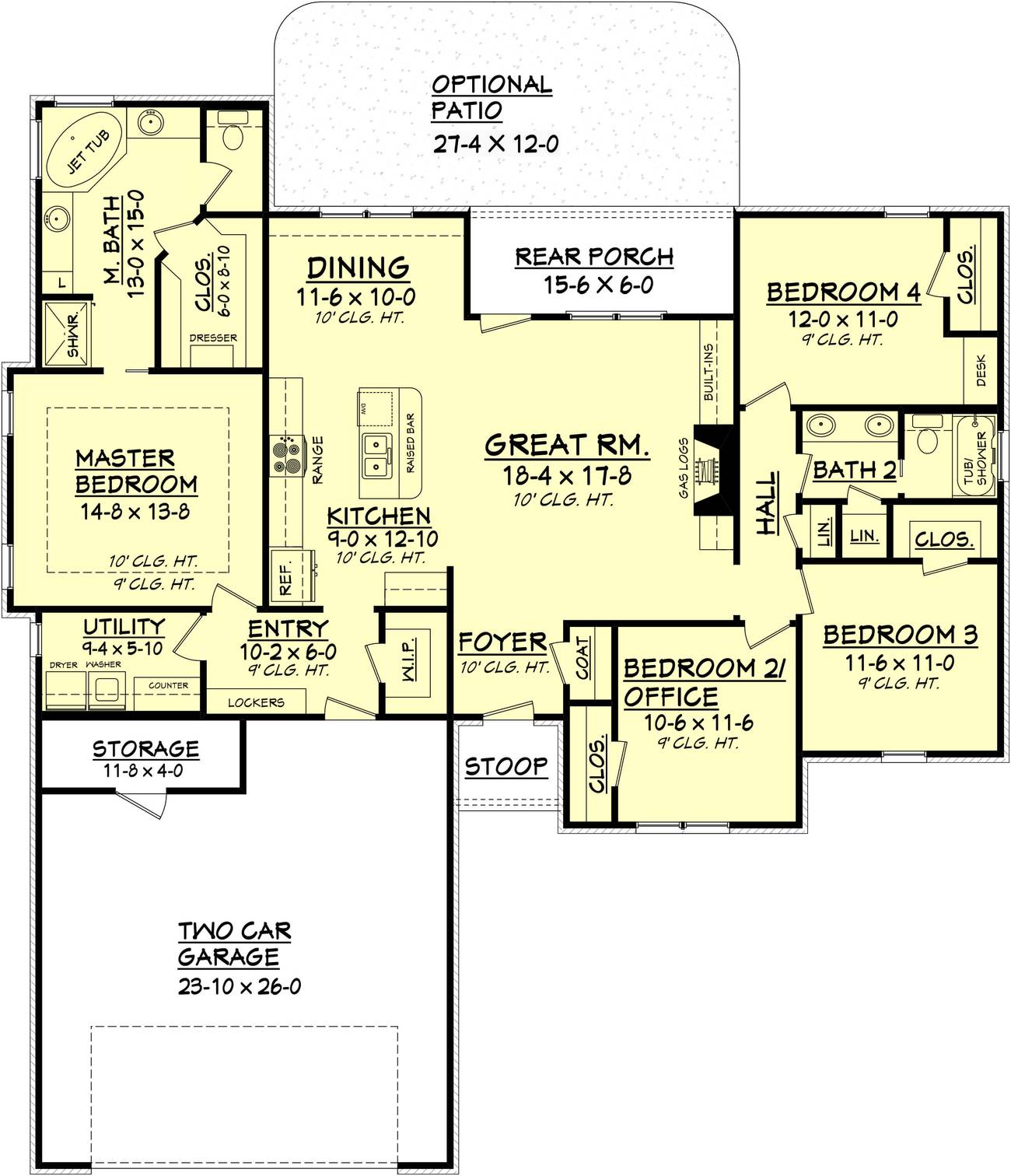 Hillcrest Creek House Plan House Plan Zone