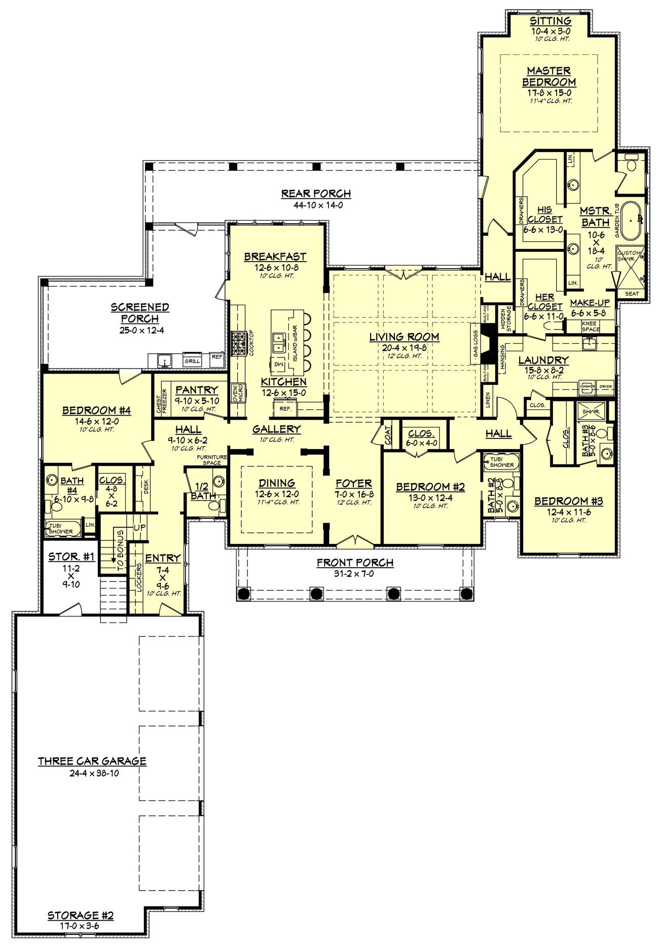 Bridgefield House  Plan  House  Plan  Zone 