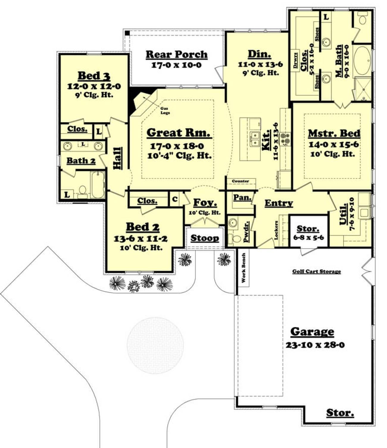 LaSalle Court House Plan House Plan Zone