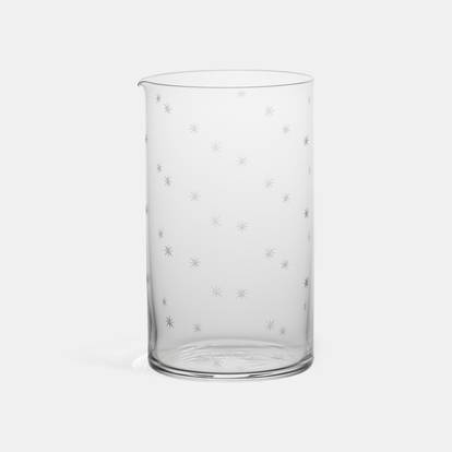 Star Cut Mixing Glass - The Cocktail Collection