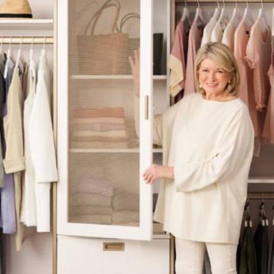 Martha Stewart Closet Hanging & 6 Drawer Cabinet System – California Closets