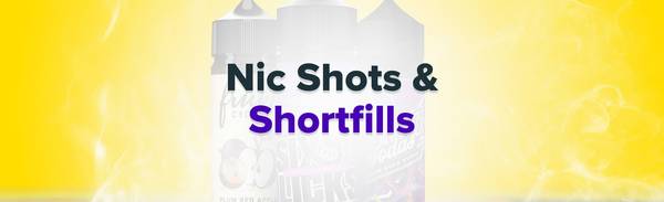 Nic shots and shortfills.