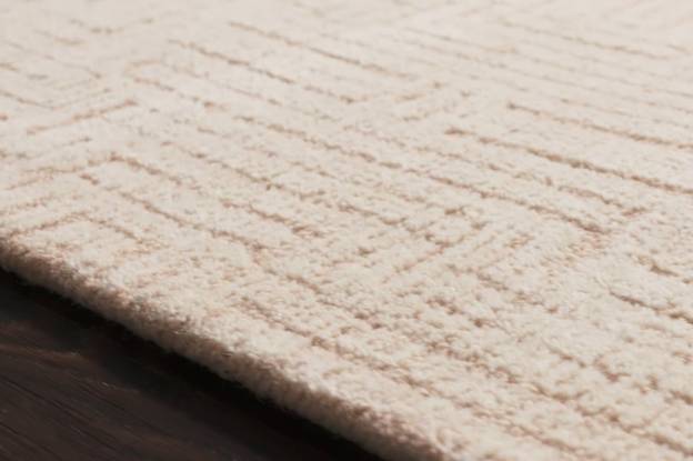 EHREN 02 TEXTURED WOOL RUG: IVORY, SILVER – The Design Tap