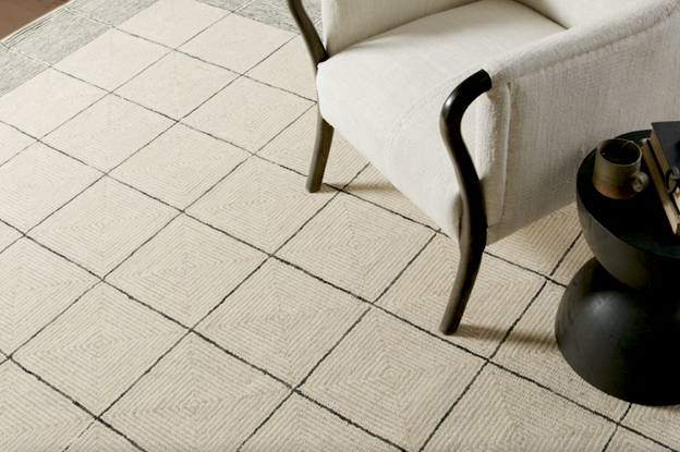 FRA-02 CJ CREAM / BLACK | Loloi Rugs