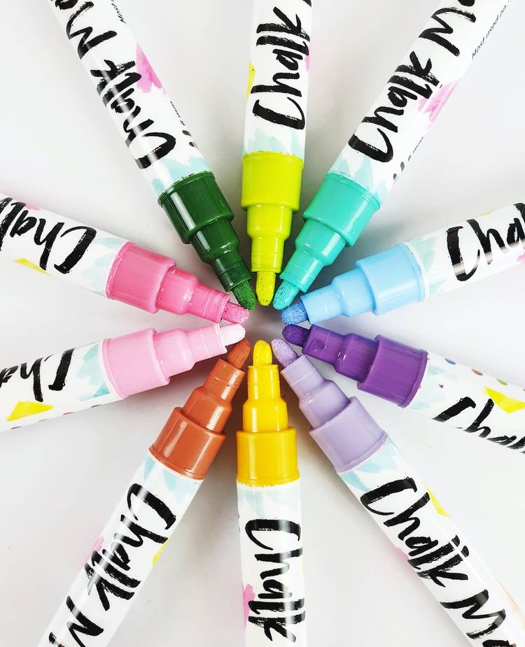 MF-MKL-01 Liquid Chalk Markers, Morfone Chalkboard Marker Pens 8 Color –  AMT