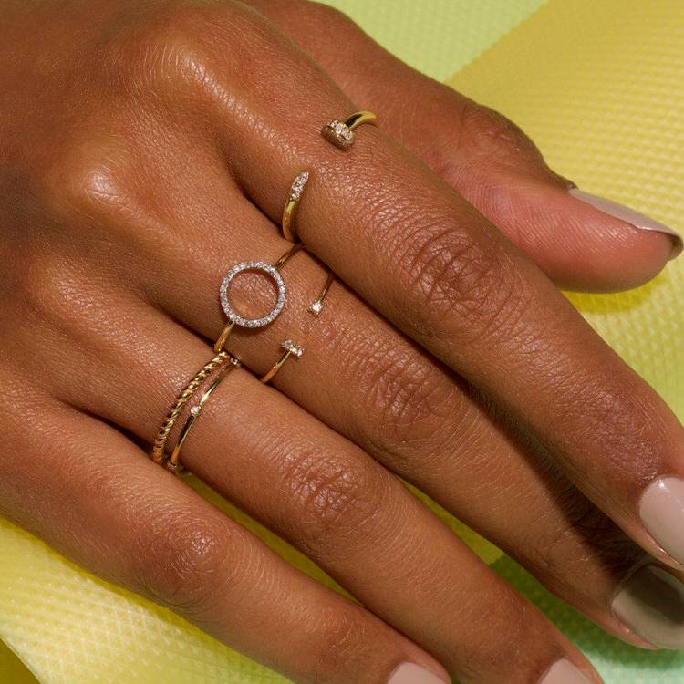 Sterling Silver Twisting Ring Stack Set of 3