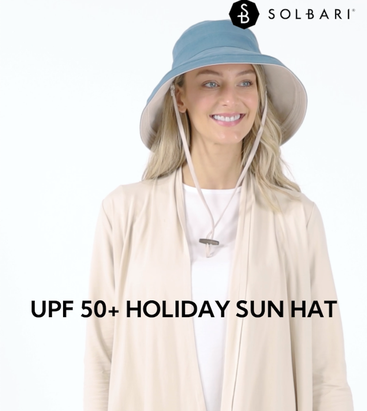 Solbari UPF 50+ Protective Trekking Sun Hat – Universal Fit,Black, Medium  at  Men's Clothing store