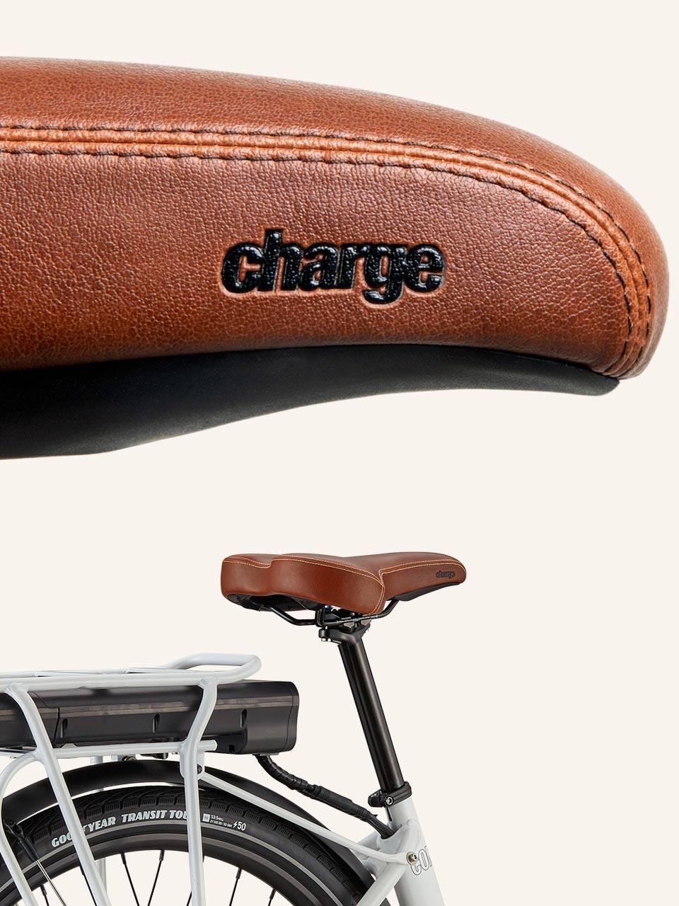 charge bicycle saddle