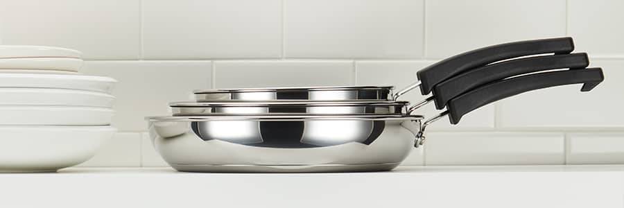 Prestige saucepan sets come in a variety of materials & sizes to suit the needs of you & your kitchen. We even offer nesting pan sets to save space in your kitchen cupboards.