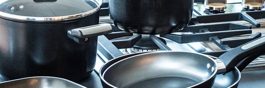 prestige's classic non stick range includes both aluminium and stainless steel pans.  All our pans are PFOA free so you can be confident that they are safe to use whilst withstanding the high cooking demands of your kitchen.