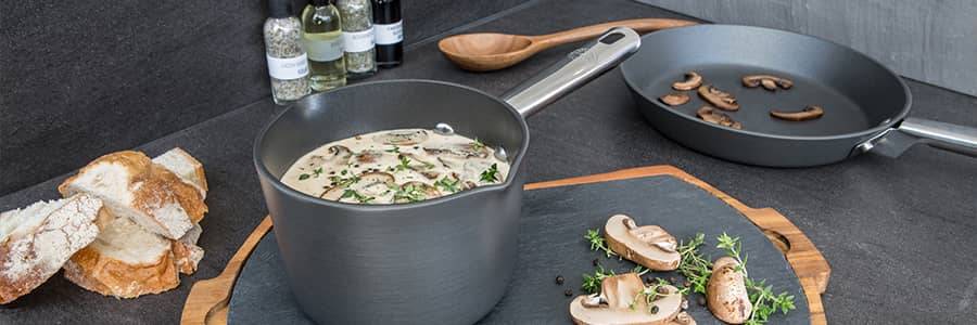 Professional cookware range from Anolon. Hard anodized non-stick cookware designed to last. Create gourmet meals like a pro with Anolon.