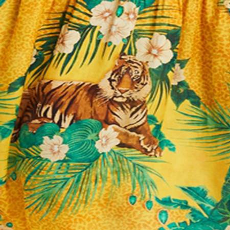 TROPICAL TIGRESS BUTTERFLY TOP