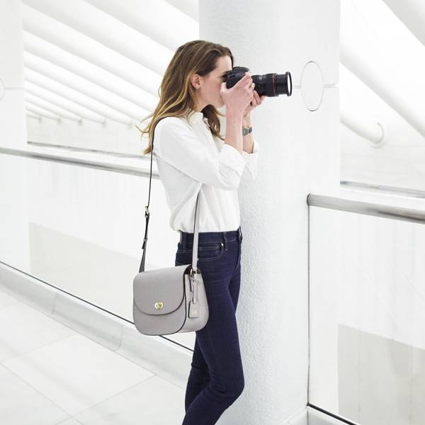 Stylish Leather Camera Bag for Women - The Claremont – Lo & Sons