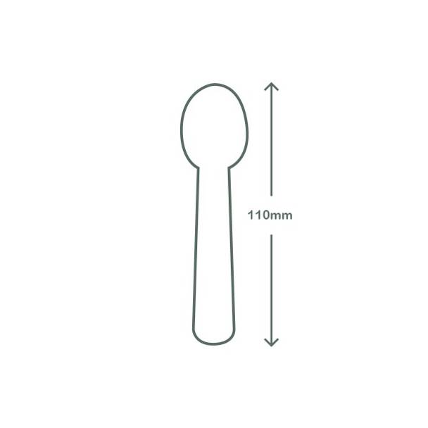 11cm mini wooden spoon