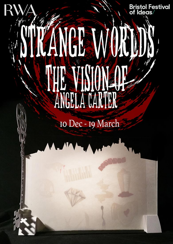 poster design for Strange Worlds exhibition by UWE Illustration student