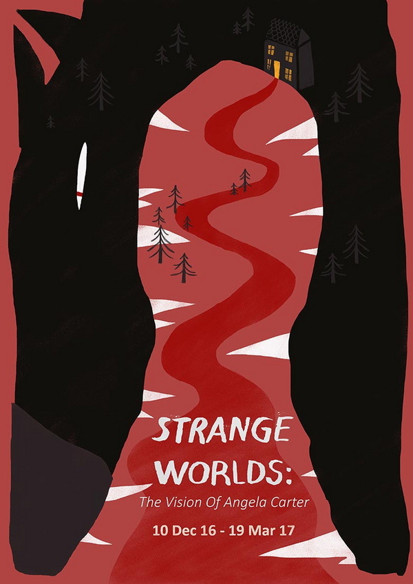 poster design for Strange Worlds exhibition by UWE Illustration student