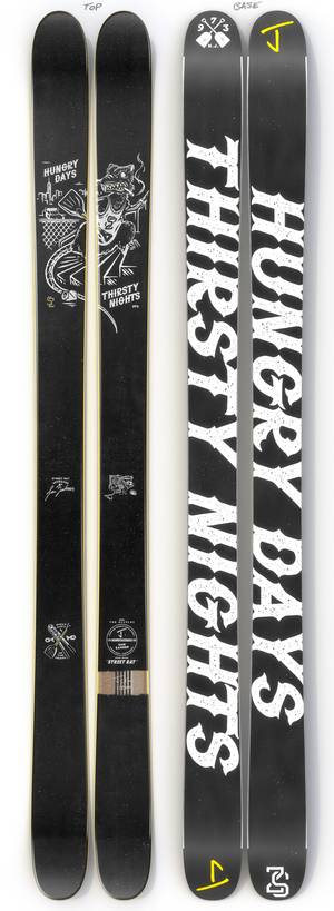 The Allplay "STREET RAT" Sam Zahner x J Collab Limited Edition Ski