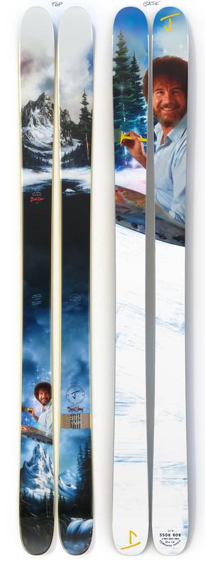 The Allplay "THE JOY OF SKIING" Bob Ross x J Collab Limited Edition Ski