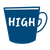 high caffeine tea cup icon
