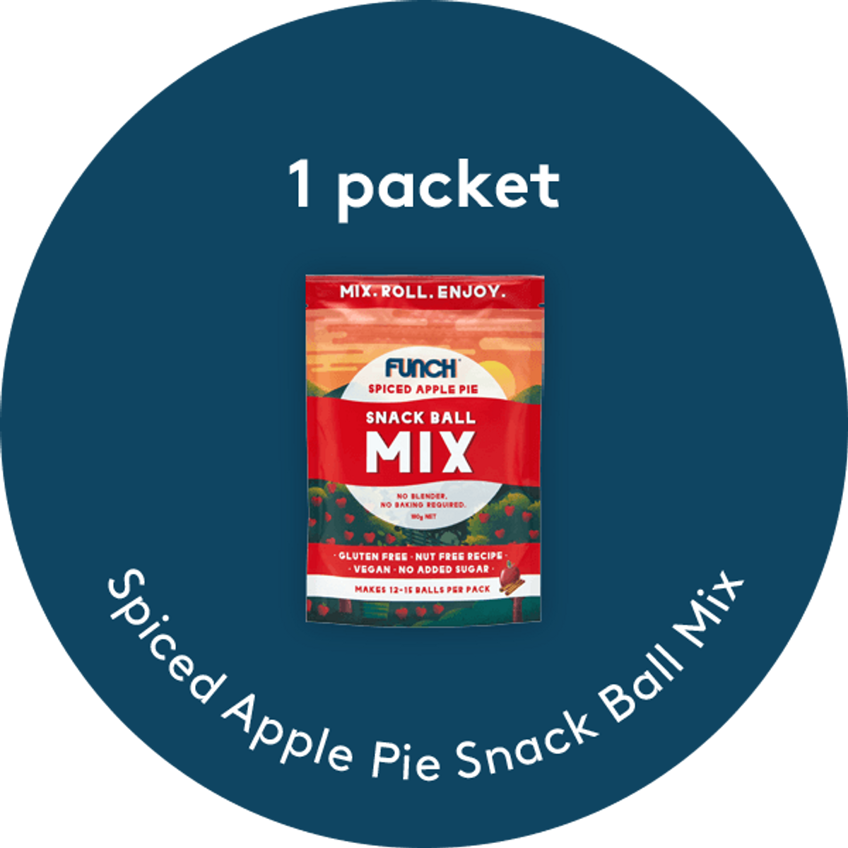 Spiced Apple Pie Snack Ball Mix
