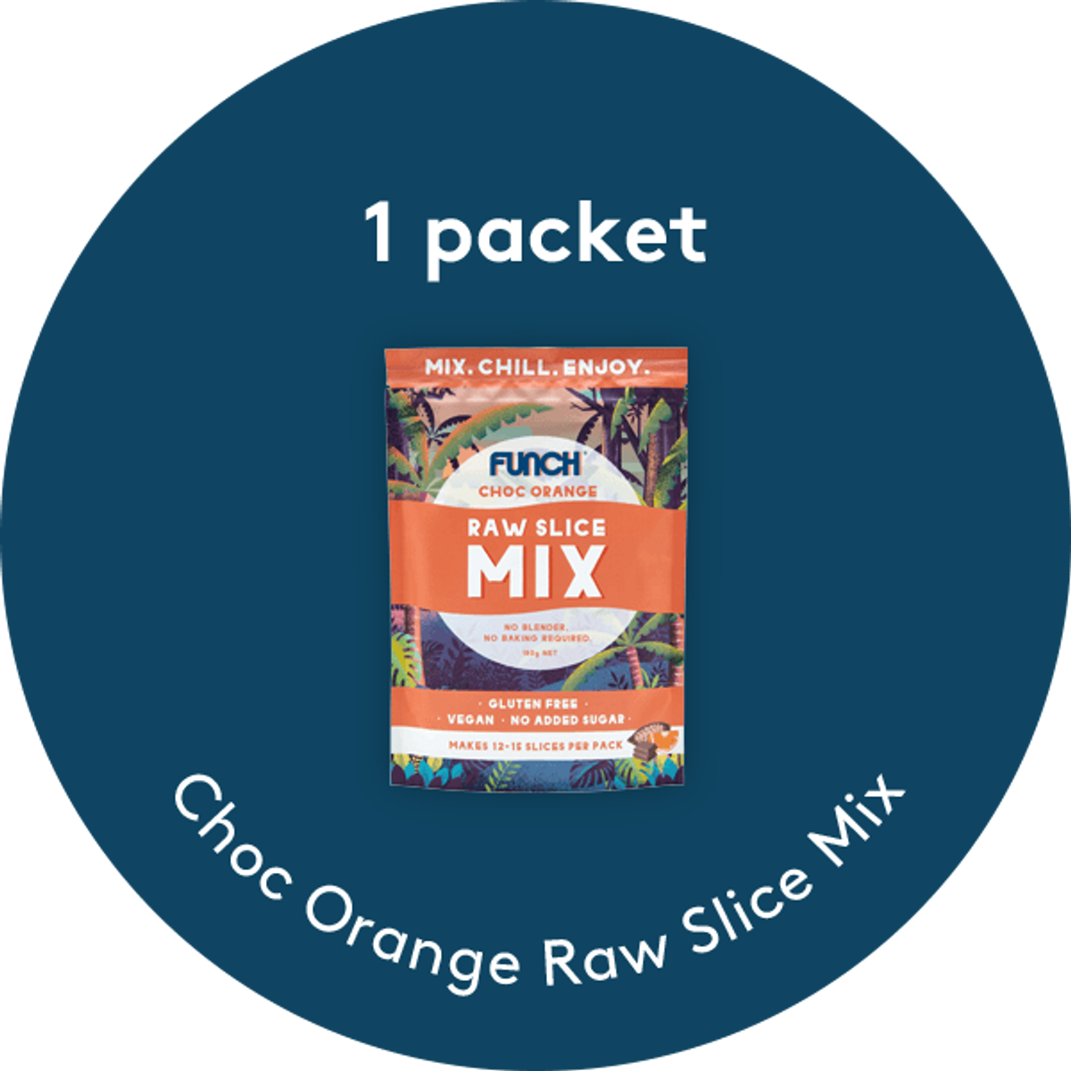 Choc Orange Raw Slice Mix