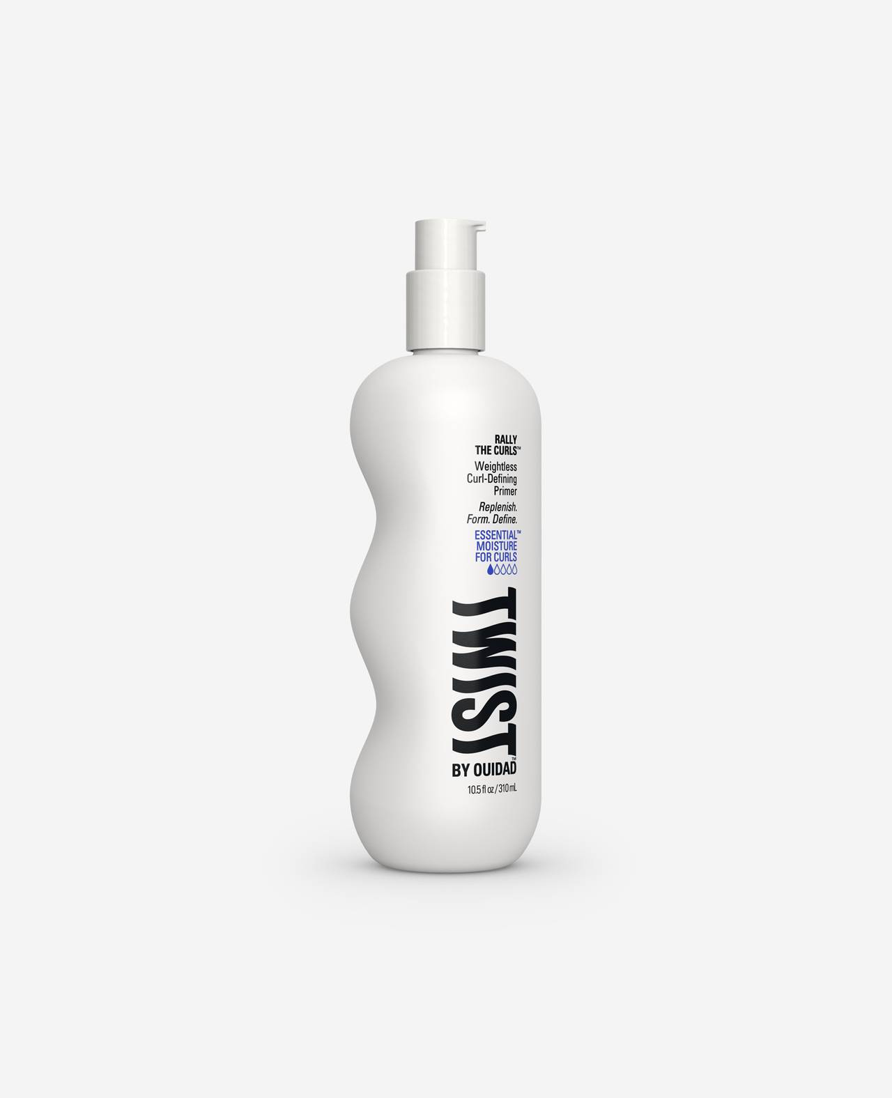 Twist Rally the Curls Curl Defining Primer Essential Moisture for Curls 10.5 fl. Oz. front of spray bottle