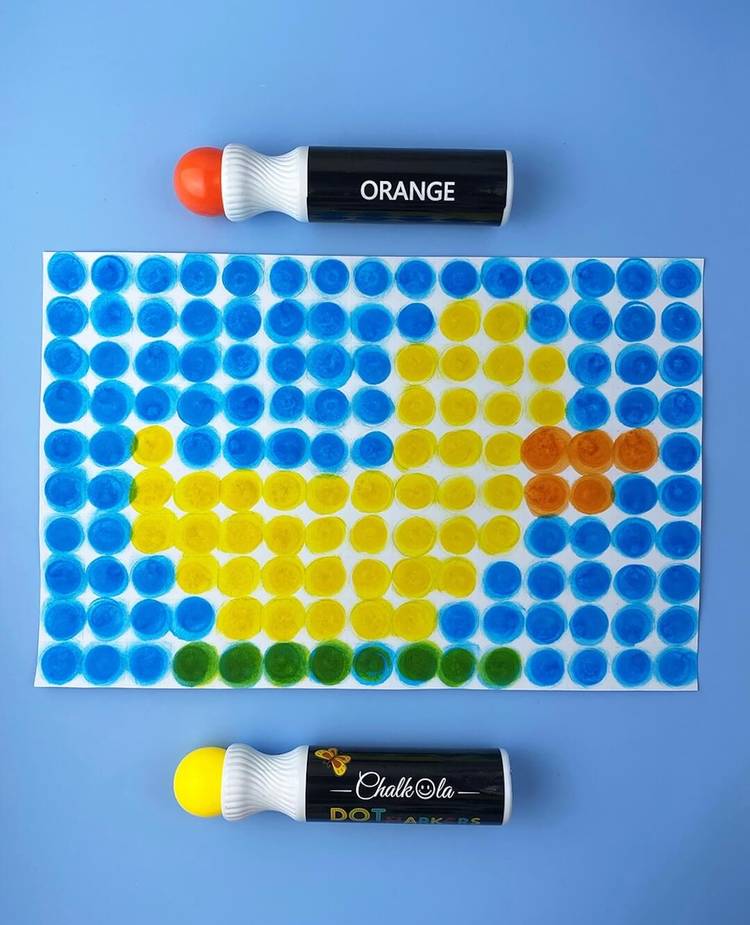 Washable Shimmer & Regular Dot Markers - 16 Pack Downloadable