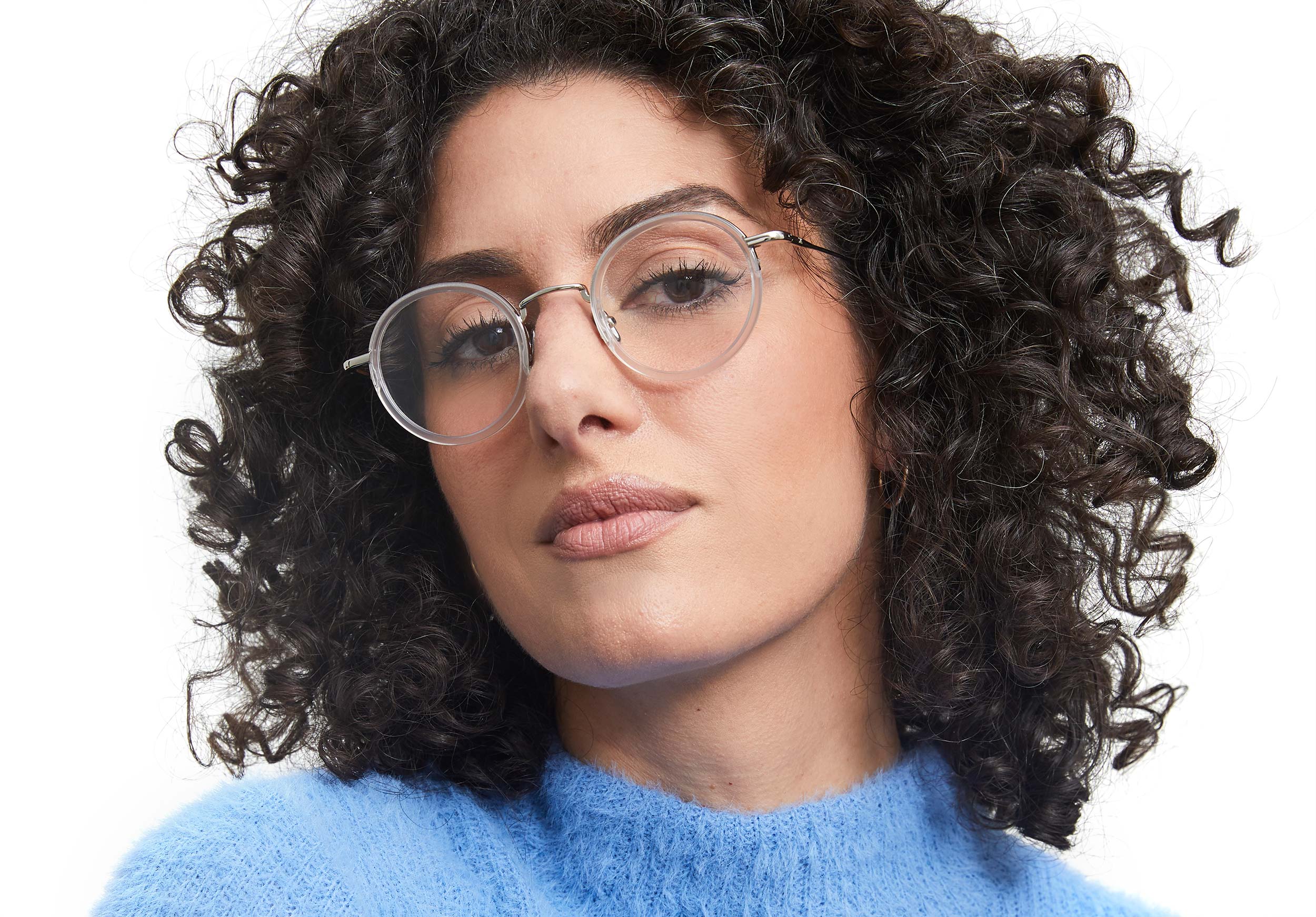 Photo of a man or woman wearing Nicolas Tortoise & Rose Gold Reading Glasses