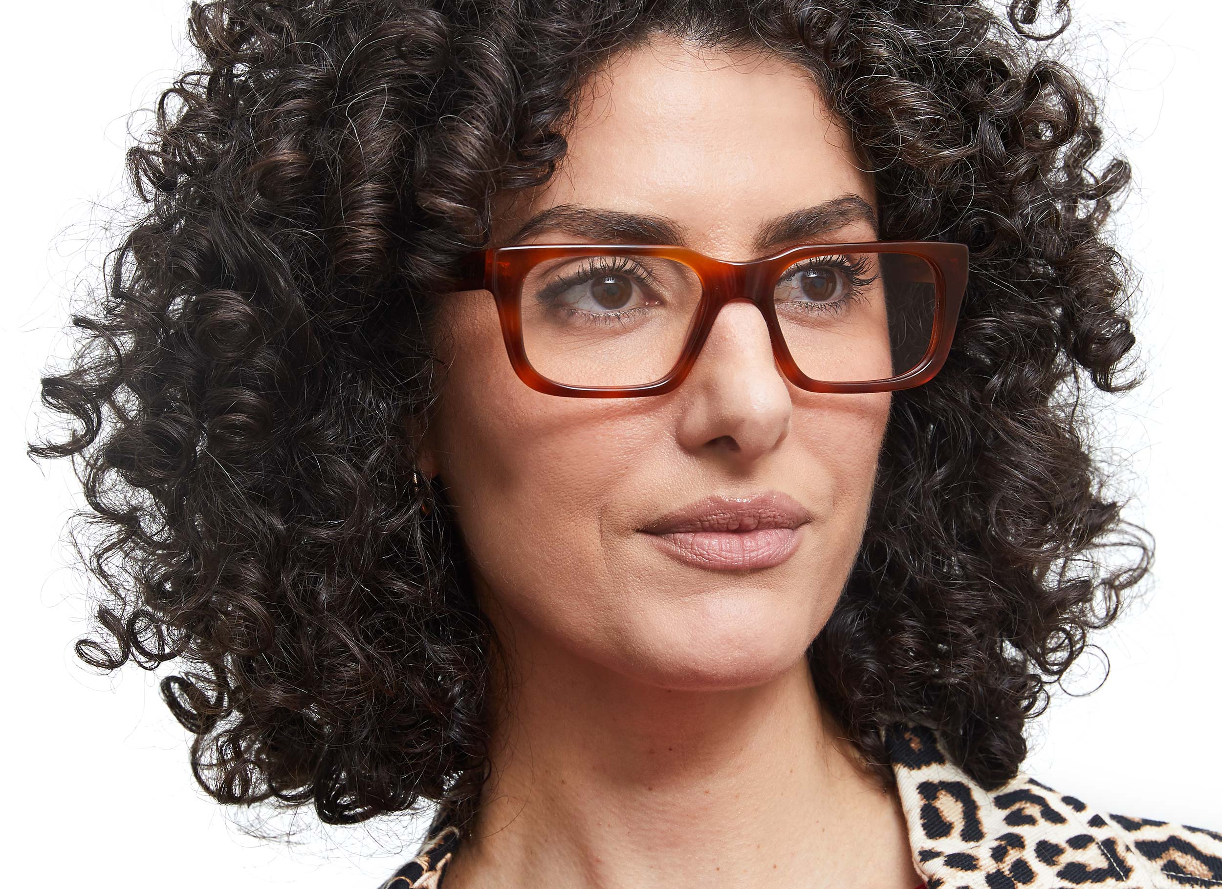 Photo of a man or woman wearing Victoire Clear Reading Glasses