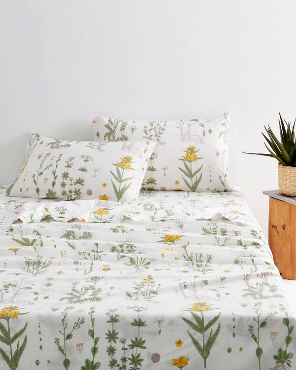 Botanical Cotton Comforter Set