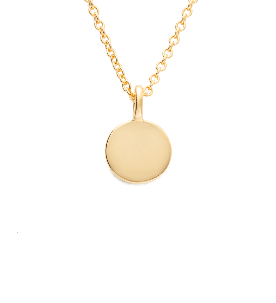 CLASSIC CIRCLE NECKLACE (9K GOLD)