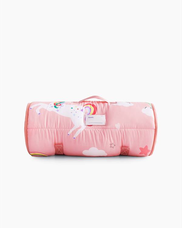 Pink Rainbow Unicorn Microfiber Kids Sleeping Bag