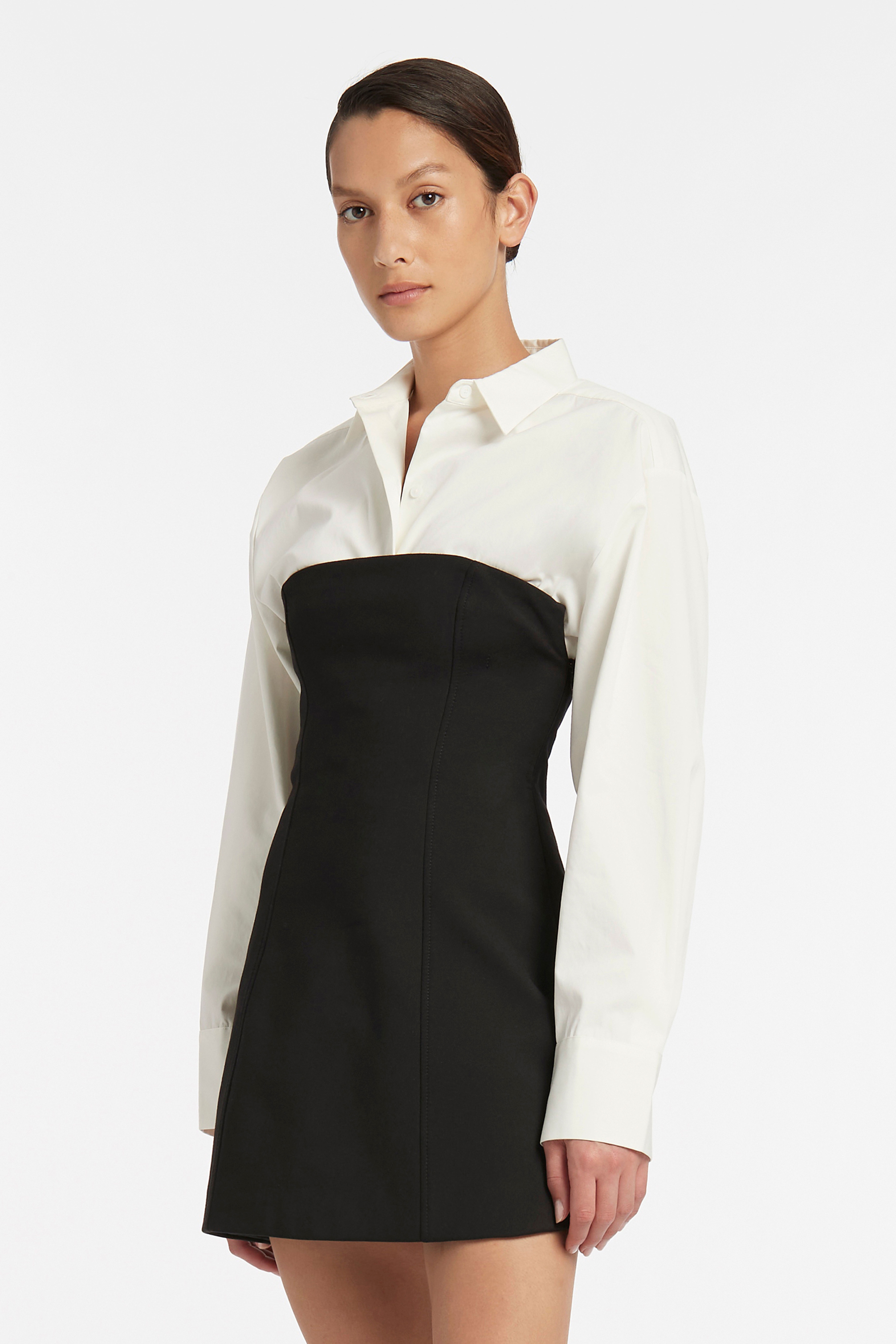 SIR the label Clemence Draped Cowl Top IVORY