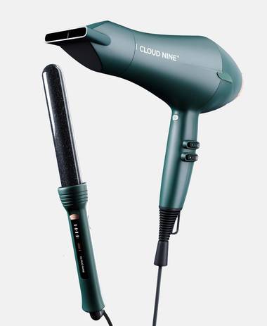 The Evergreen Collection Airshot and Curling Wand Styling Set
