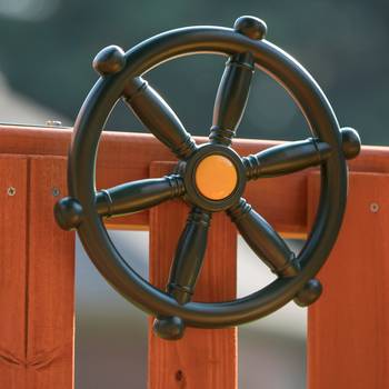 Woodplay playset pirates ship wheel 