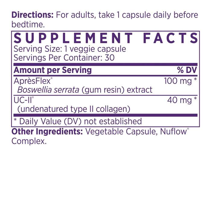 JointAdapt supplement facts 9-2